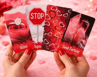 Oráculo del Amor al Rojo Vivo: Guía de 53 cartas para almas gemelas / NUEVO