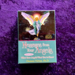 Messages From Your Angels | 44 Cards | Guidebook & Box | LIKE NEW