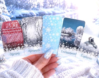 3 LEFT | Winter's Embrace Oracle Deck | Spirituality | Lightwork | Reflections | Blessings | Enchantment | 53 Cards | FREE pdf guide