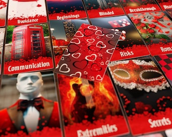 RETIRING SOON | Red Hot Love Oracle Deck | Soulmates | No Contact | Love Messages | Reconciliation | 53 Cards