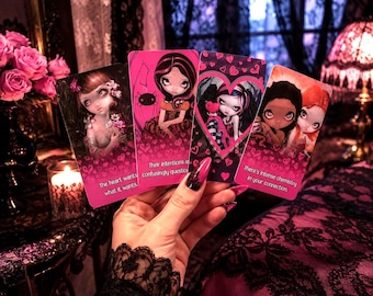 5 LEFT | Bittersweet Love Tea Oracle Deck: Raw Truths, Twin Flames, Soulmates | 53 Cards | NEW