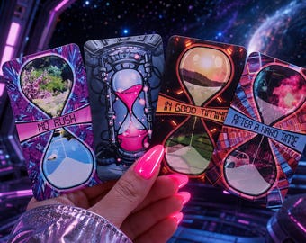 6 LEFT | Time Will Tell Oracle Deck: Sci-Fi Divine Timing Cards | 53 Cards | NEW