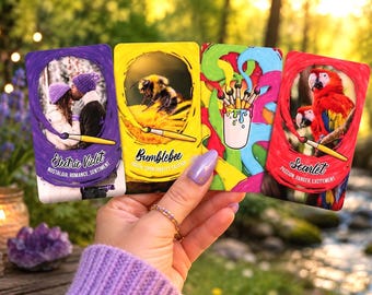 Colorology Oracle Deck | Every Day Life | Love Readings | Simple Keywords | 53 Cards
