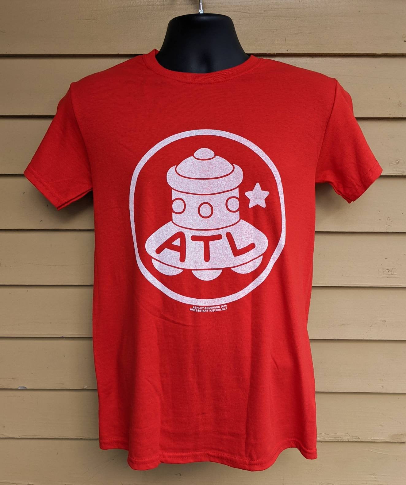 ATL SYG T-shirts Atliens Atlanta Script Logo T-Shirt