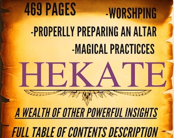 Hekate Full Guide instant PDF | Greek Devotional Sacred Witchcraft