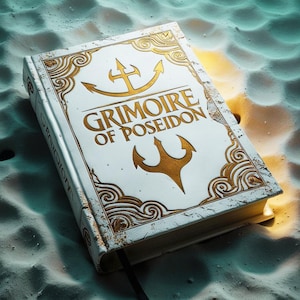 Poseidon Grimoire: Atlantis Mithology Magic Occult Book of Atlantida, Greek magic, Poseidon, Mythology