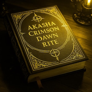 Akasha Vampirism: Vampire Magick Occult Book, Crimson Rite, Dark Arts, Invocation, Esoteric Lore