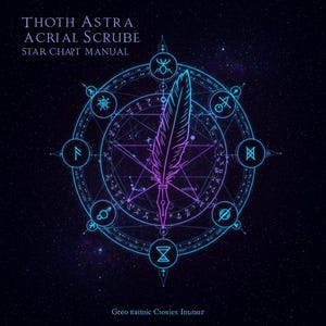Thoth Grimoire: Egyptian Astral Scribe Star Chart Manual for Pagan Gods, Occult Wicca Whisper Rituals