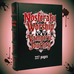 Nosferatu Vampire Book: Vampiric Worship, Explore Nosferatum Paganism and Vampirism in Pagan Occultism of Dark Arts, Nosferatum Lore
