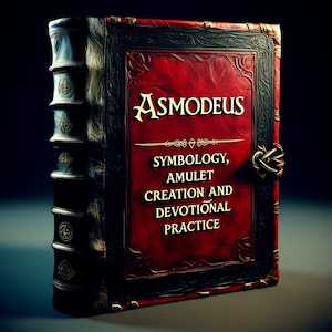 Occult Asmodeus Symbols: Grimoire for Wicca, Pagan Symbols Guide, Demon Sigil Study, Asmoday king of hell
