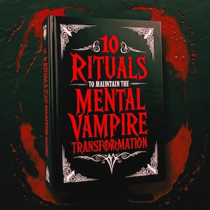 Rituals to Sustain Vampiric Mental Transformation: Vampiric Transformation, Explore the Vampire Lore and Pagan Vampirism of Dark Arts