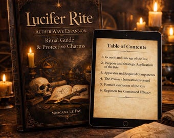 Lucifer Rite PDF | Aether Wave Expansion Grimoire, Lucifer Invocation Protocol