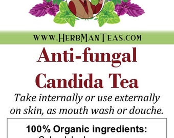 CANDIDA Detox-Tee – Bewährte wirksame Bio-Teemischung vom Meisterkräuterkundler Khabir – anti_fungal