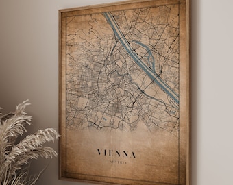 Vienna Vintage Style Poster