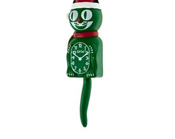 Green Kit Cat Klock Christmas Tree Ornament