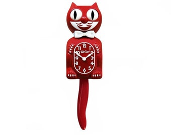 Limited Edtion Space Cherry Red Kit Cat Klock clock FREE US SHIPPING