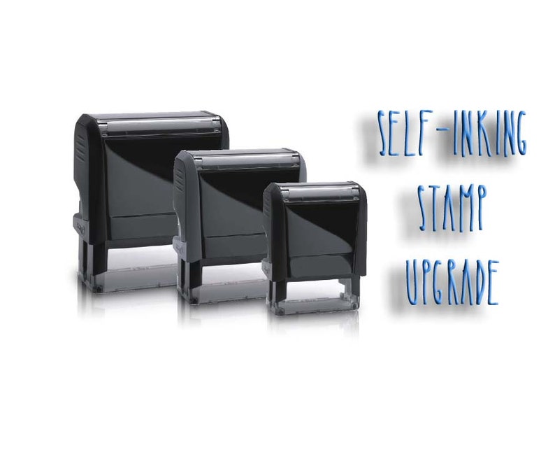 self inking rubber stamp UPGRADE image 1