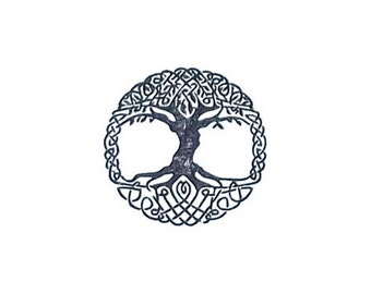 Celtic Tree of Life Rubber Stamp small