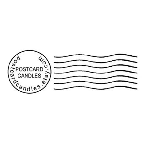 Cancelled Postmark Mail Art custom Rubber Stamp cancellation