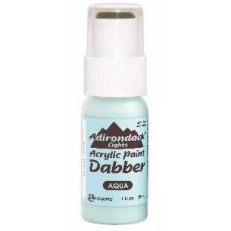 CLEARANCE SALE two Aqua Blue paint dabber bottles LIQUIDATION Etsy