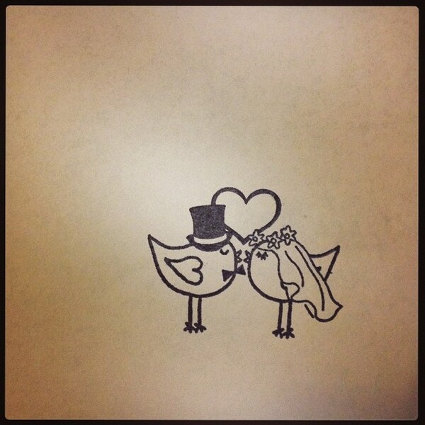 Love Bird Stamp Etsy