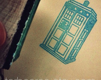 Doctor Who Tardis Rubber Stamp