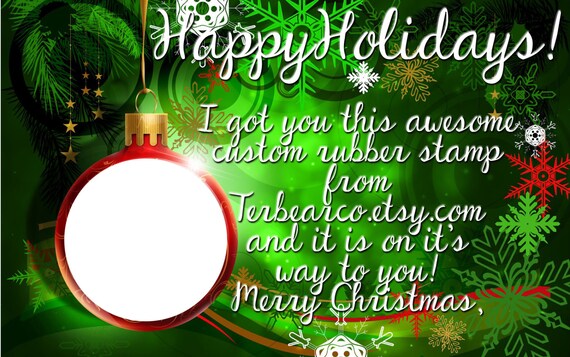 free printable holiday greeting cards for your custom rubber etsy free holiday photo greeting cards
