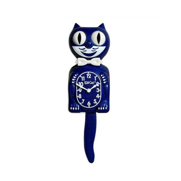 Limited Edtion Galaxy Blue Kit Cat Klock clock FREE US SHIPPING