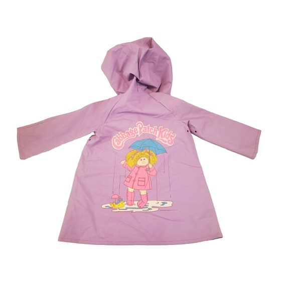 1983 TODDLER girl raincoat Cabbage Patch Kids sz 3