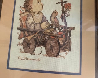 Needle Treasures  "CAREFREE" 14 Count Charted Cross-Stitch Kit.