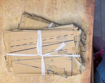 Sewing Pattern Tissue Paper: 1/4 lb. Ephemera for Junk Journals