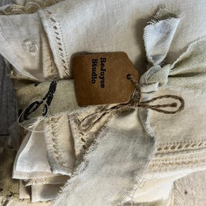 Handpicked Vintage Linens – Napkins & Placemats for Textile Art, Gelli Printing, Slow Stitching and Collage