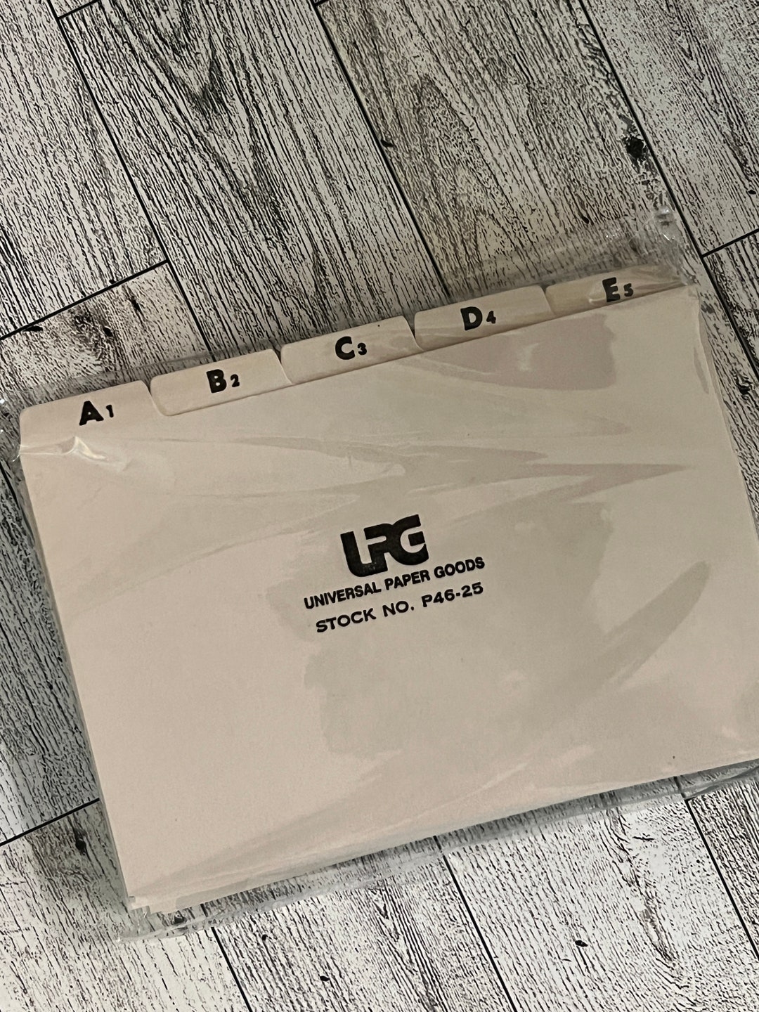 Universal Paper Goods Gray Index Divider Cards Unused 4x6 A Z Etsy