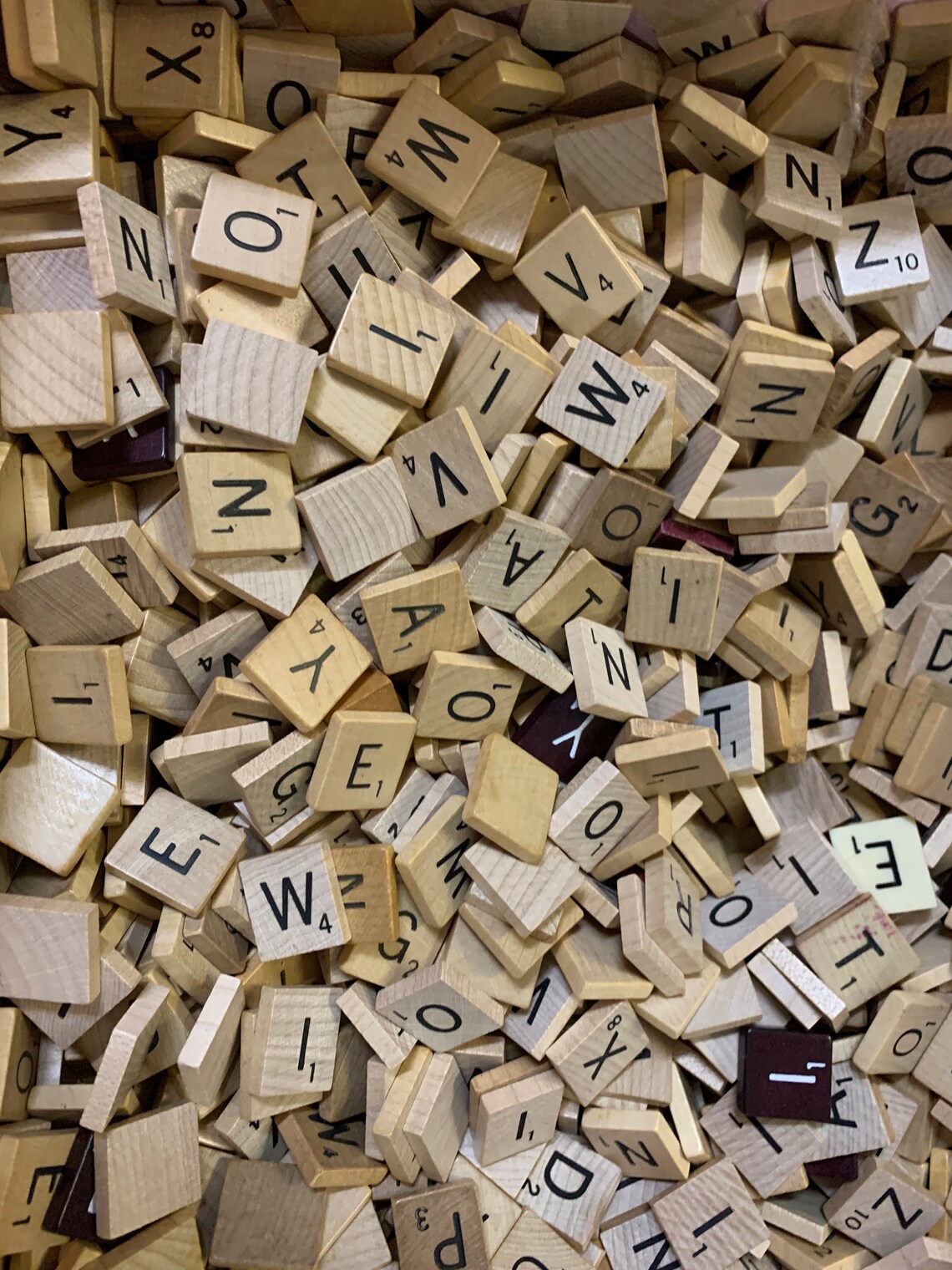 Bulk Scrabble Tiles Mixed ages styles and colors 1 pound Etsy
