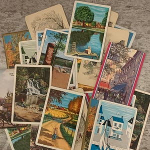 52 Vintage Playing Cards Ephemera Pack: Crafting & Journaling Supplies image 3