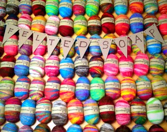 100 Felted Soap Bars Unique Gift in Bulk Wholesale Store Item