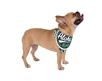 Dog Bandana - Hawaii, Aloha, Floral, Tropical