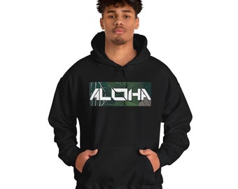 Aloha Hoodie Sweatshirt (Modern Hawiian)