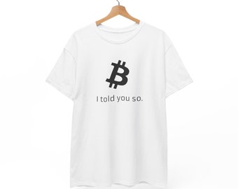 Bitcoin T-shirt - Crypto, BTC, Multiple Colors Available, Perfect for Dad or Son