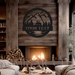 Targa di cervo personalizzata • Decorazione da parete in legno foresta personalizzata • Corna di cervo da appendere alla parete • Decorazione da parete per uso interno ed esterno • Targa con nome del cacciatore