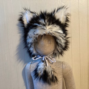 Kids Fur Hats With Ears Etsy