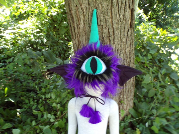 purple people eater hat