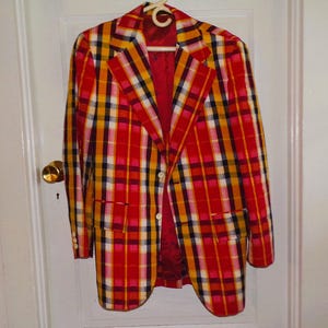 Seersucker Sport Coat 42 - Etsy