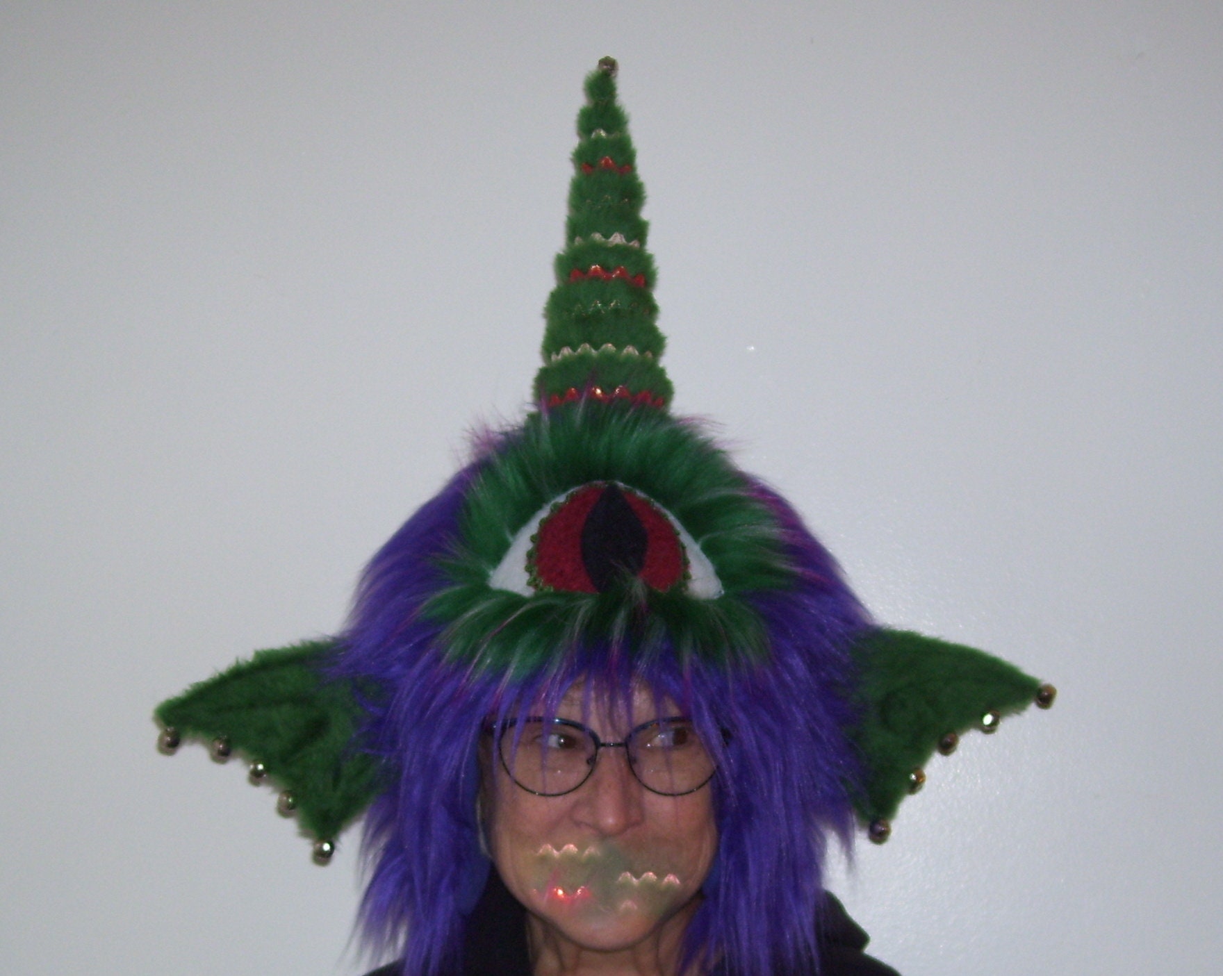 Christmas Purple People Eater Hat Furry 