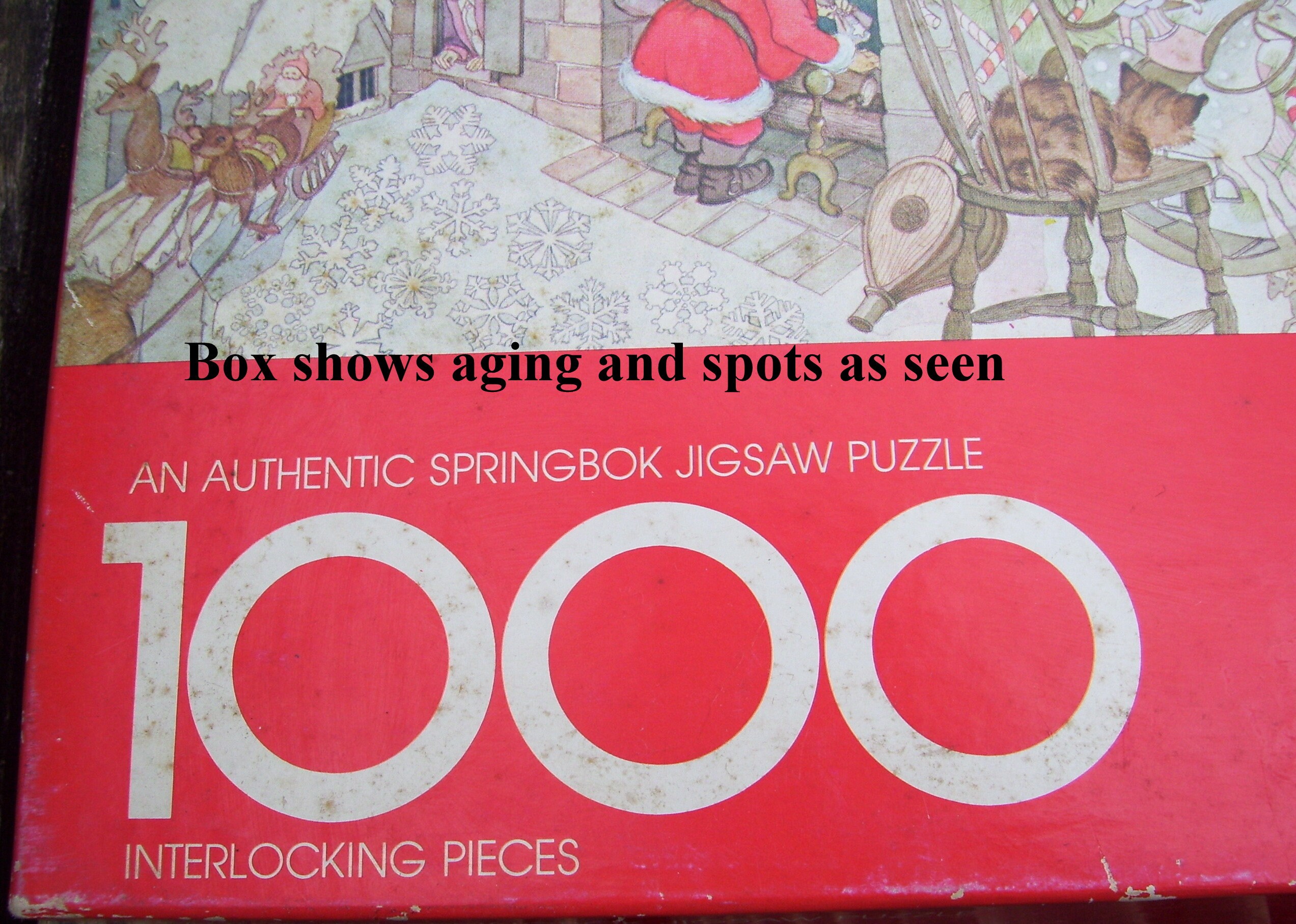 Twas the Night Before Christmas Puzzle Springbok 1000 Piece