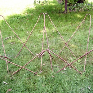 Pick Up Only Pair 60&#39;s Butterfly Chair Frames Solid Metal MCM Mid Century Vintage Patio Chairs Heavy Weight Rods PICK Up ONLY