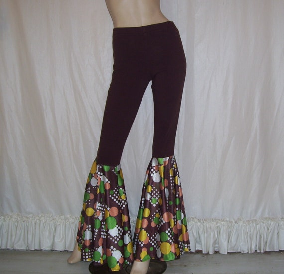 Bell Bottom Legging Costume Pants Hippie Retro Bells 70s Disco