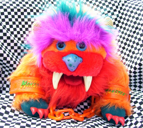 My Pet Monster With Break Away Chains 1986 Amtoy Vintage Puppet