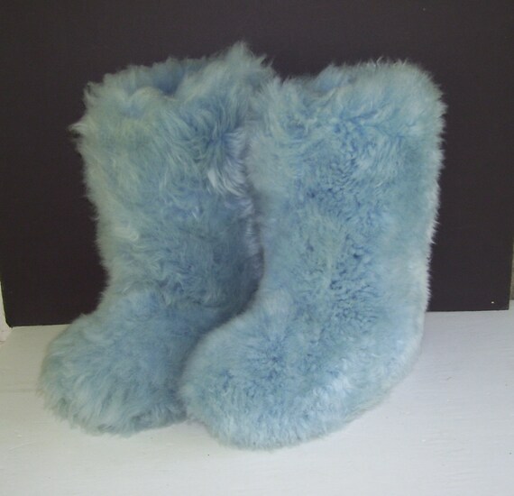 blue fur uggs
