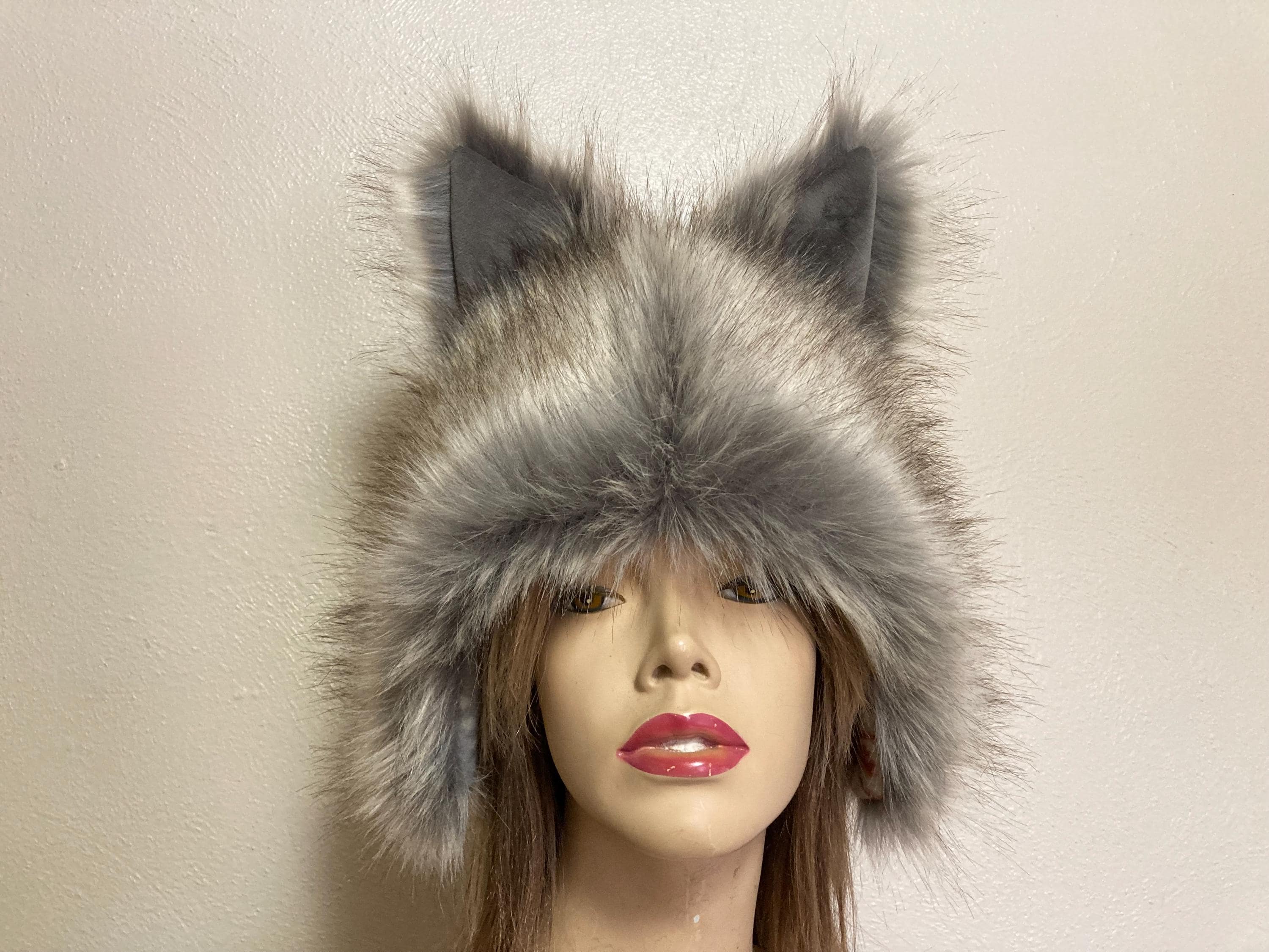Faux Fur Gray  Hat Huskie - Ultrafino main image 4